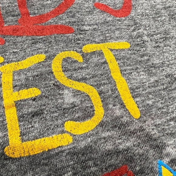 Vintage 1980s World's Greatest Fisherman Fishing 80s Tee Tshirt - Picture 5 of 8